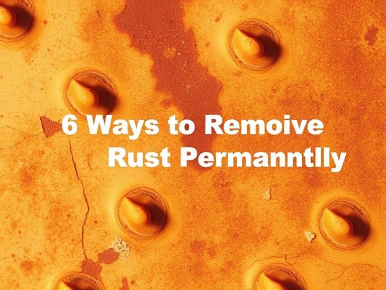 6 Ways to Remove Rust Permanently