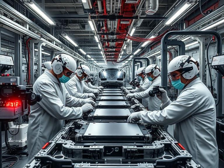1. Automotive Manufacturing and Electric Vehicle Battery Frame Line Assembly
